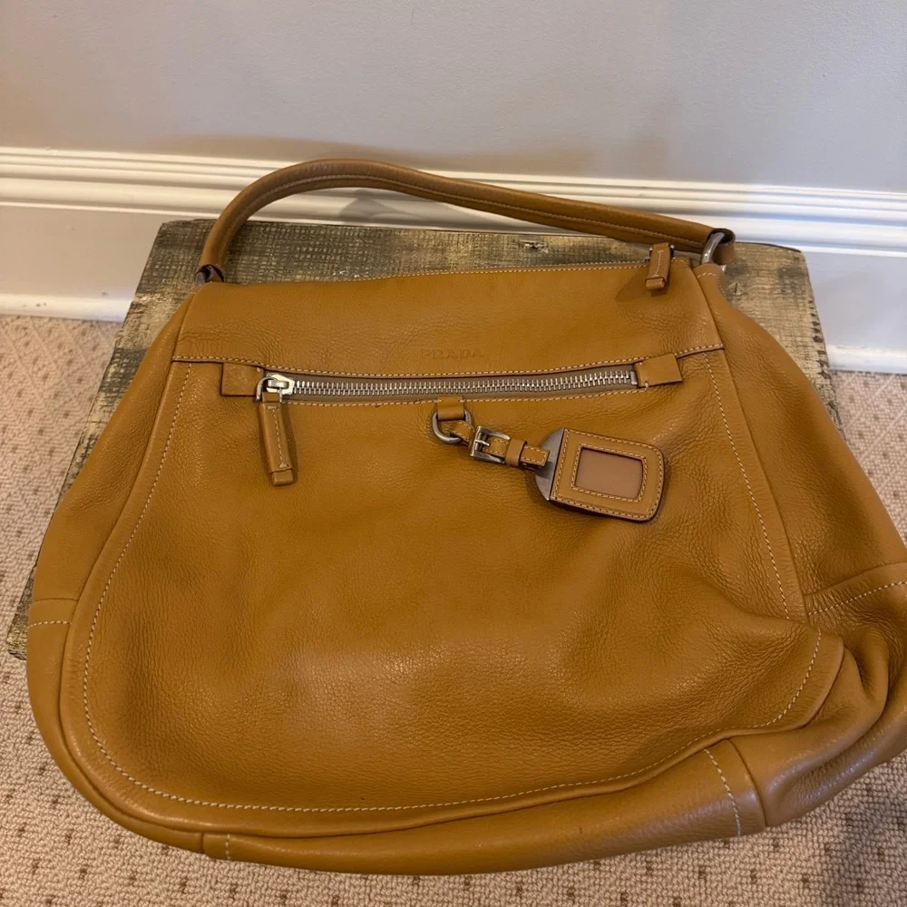 Prada Vitello Daino Hobo Sughero Bag - Picture 1 of 3